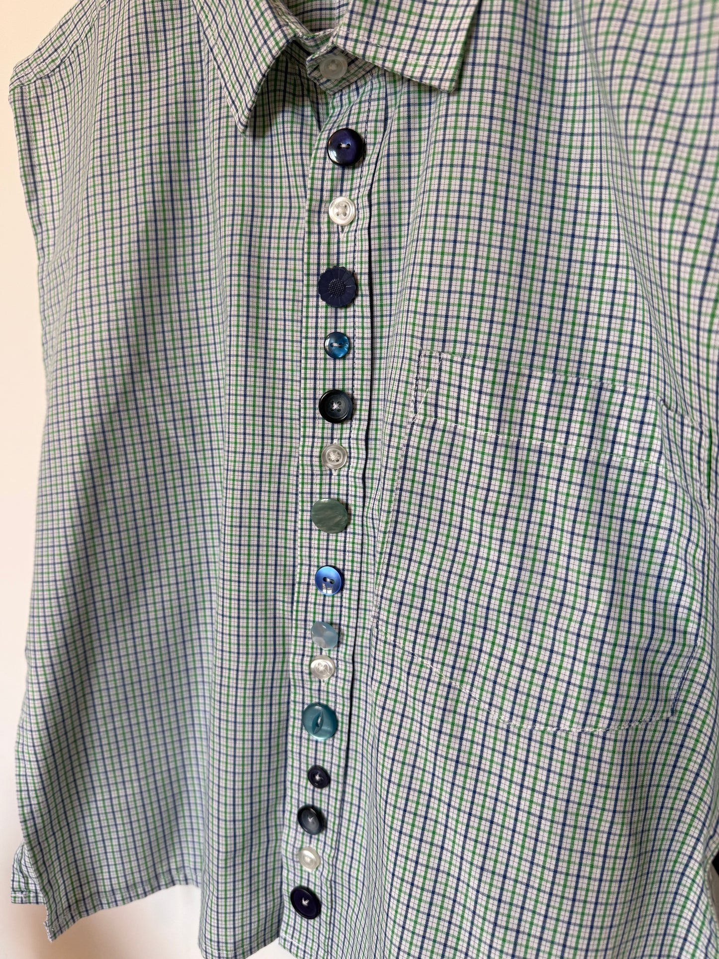 Top Désinvolte bleu/vert - taille M/L