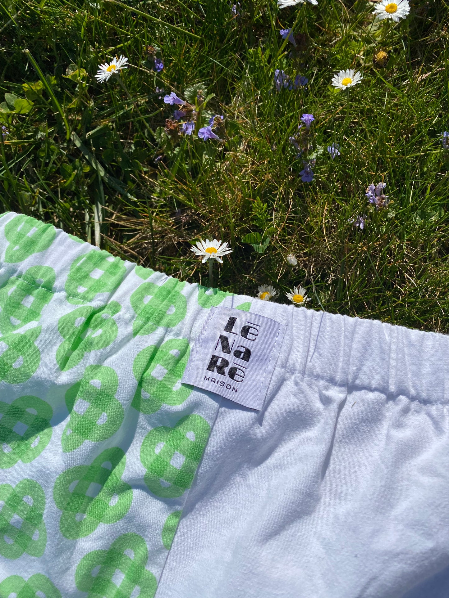 Short long à trèfles