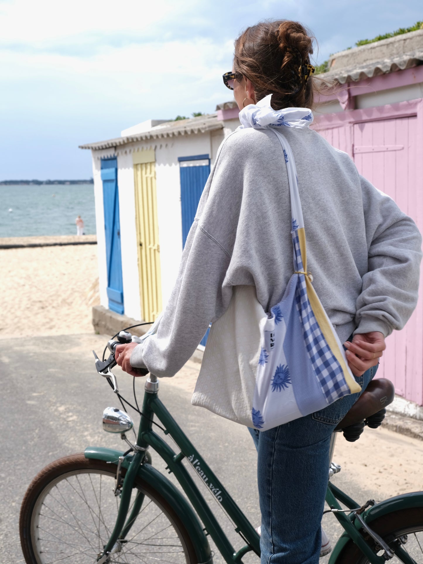 Sac de plage en patchwork