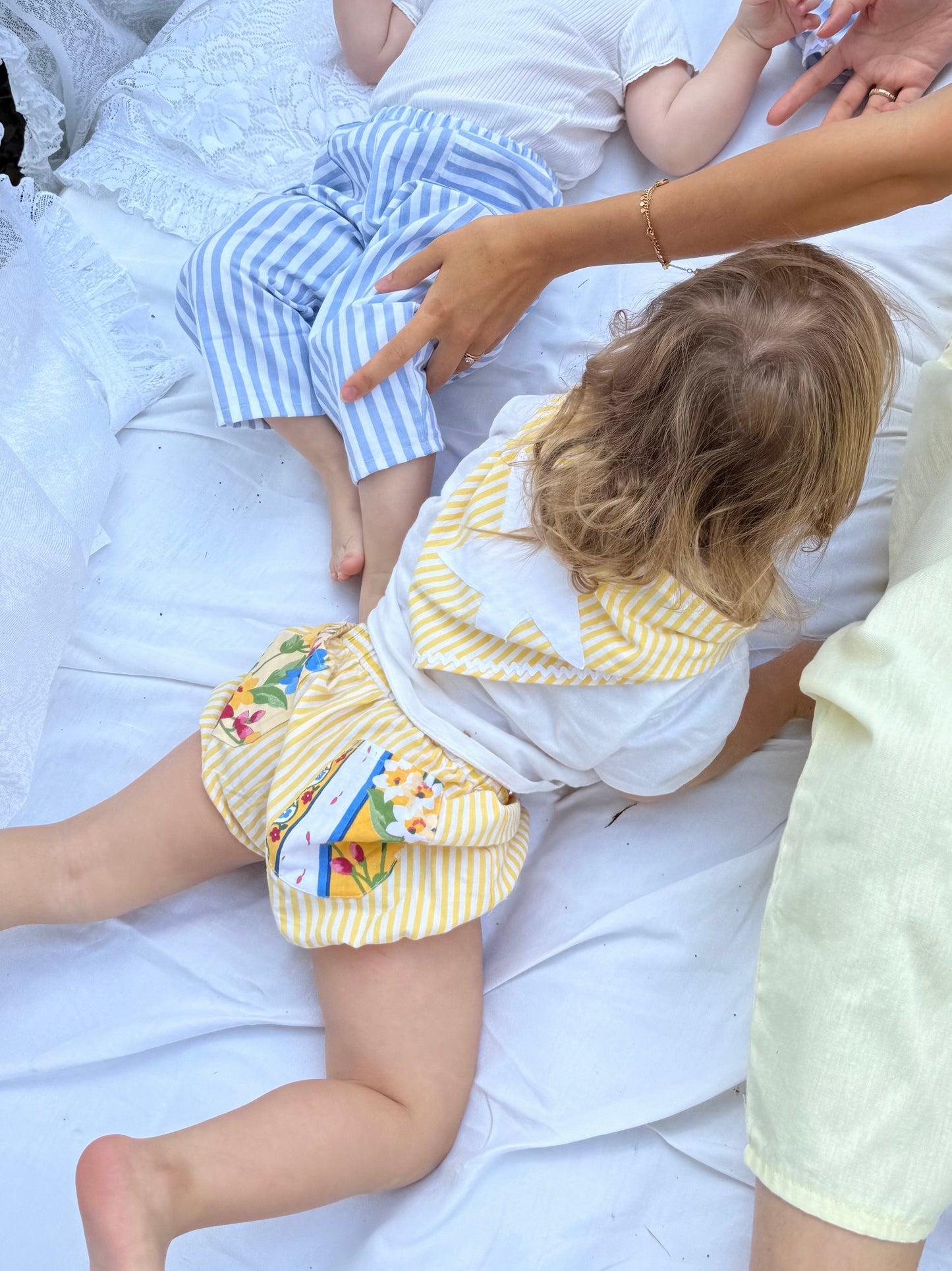 Short boule Fripon jaune - 2/4 ans