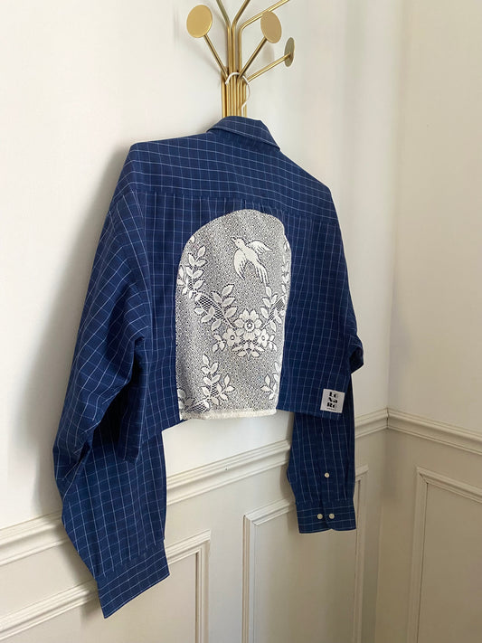 Chemise Frisson Bleue rayée