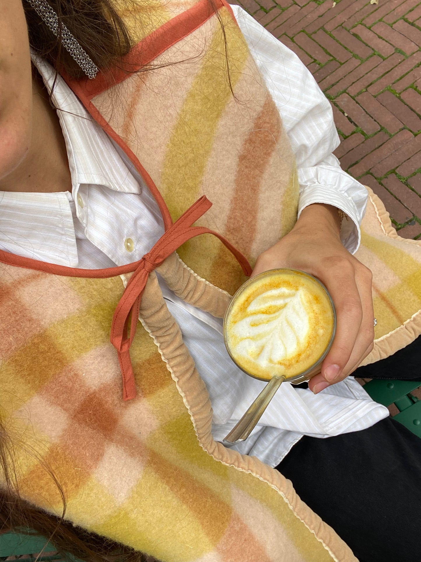 Veste sans manches Aurore à nouer