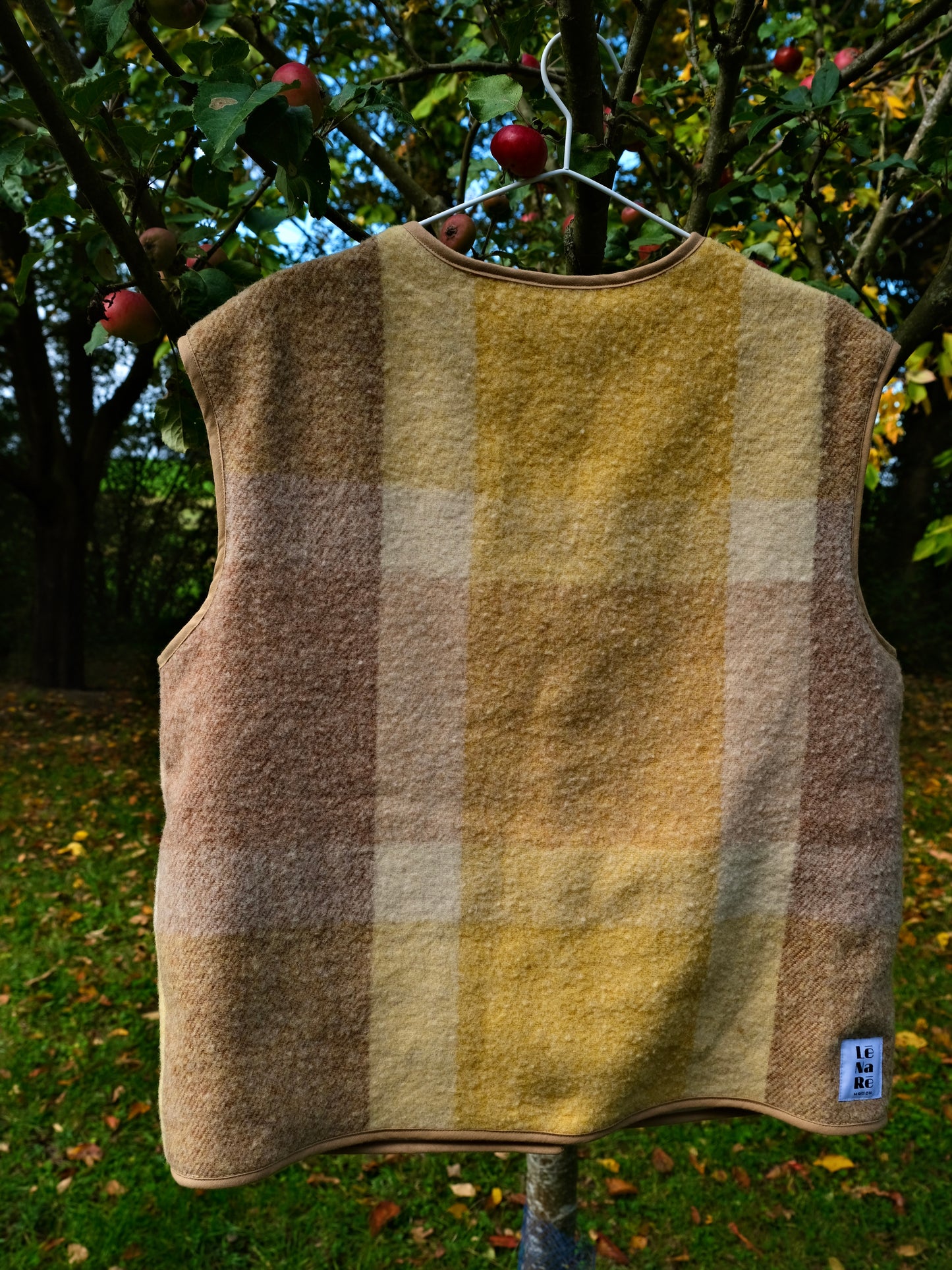 Veste sans manches Aurore jaune