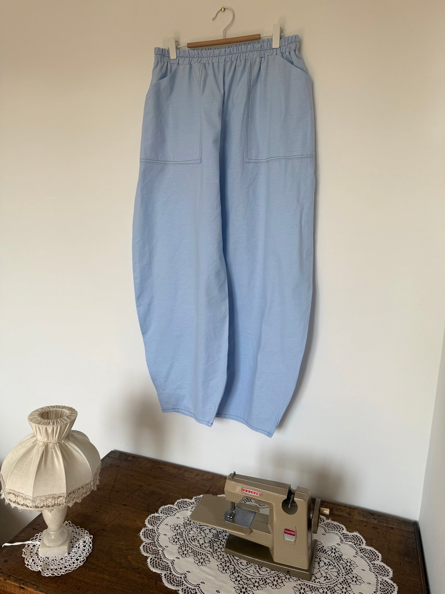 Pantalon ballon Espiègle bleu ciel - taille M