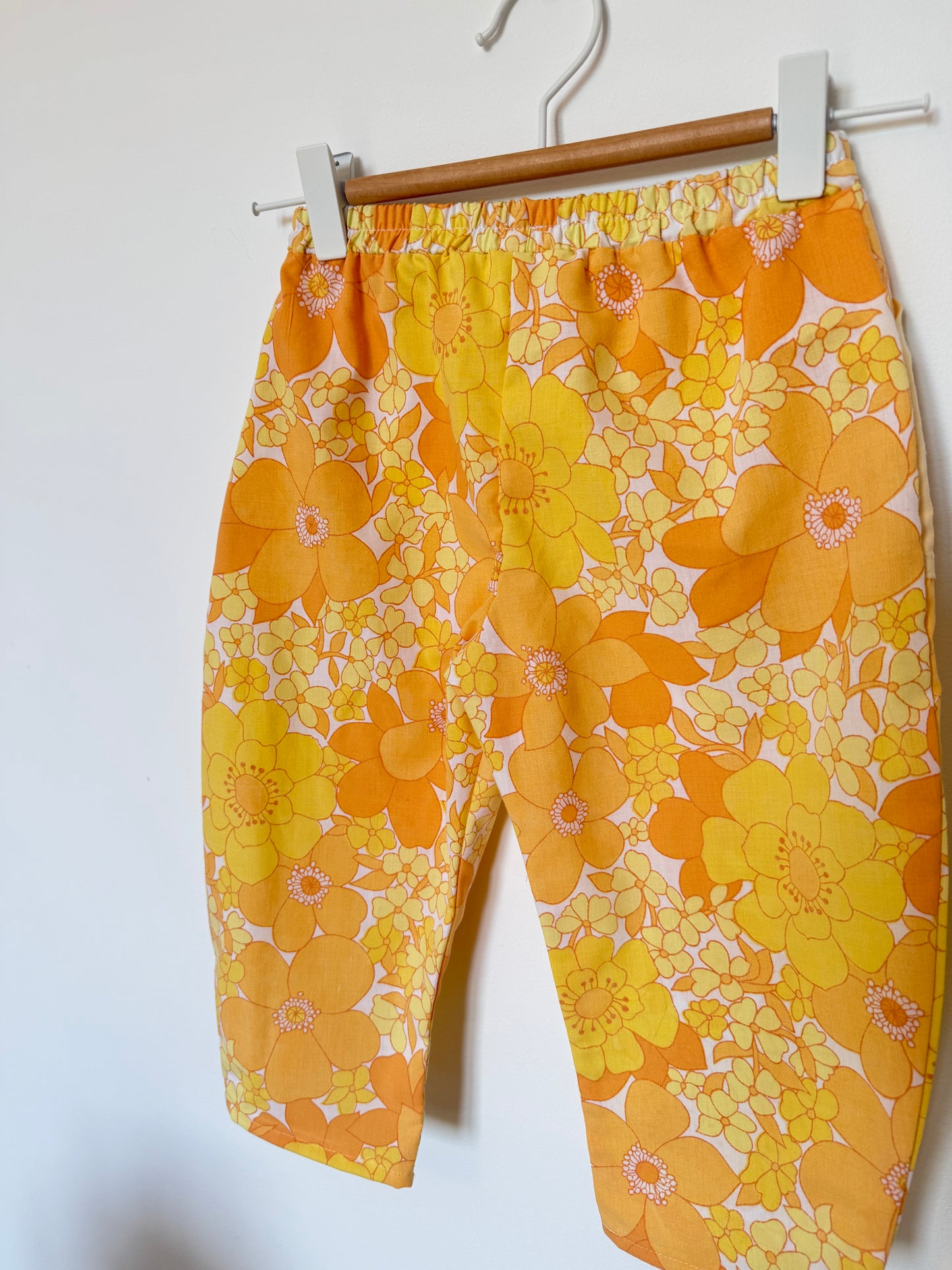 Pantalon ballon Polisson jaune fleuri - 2/4 ans