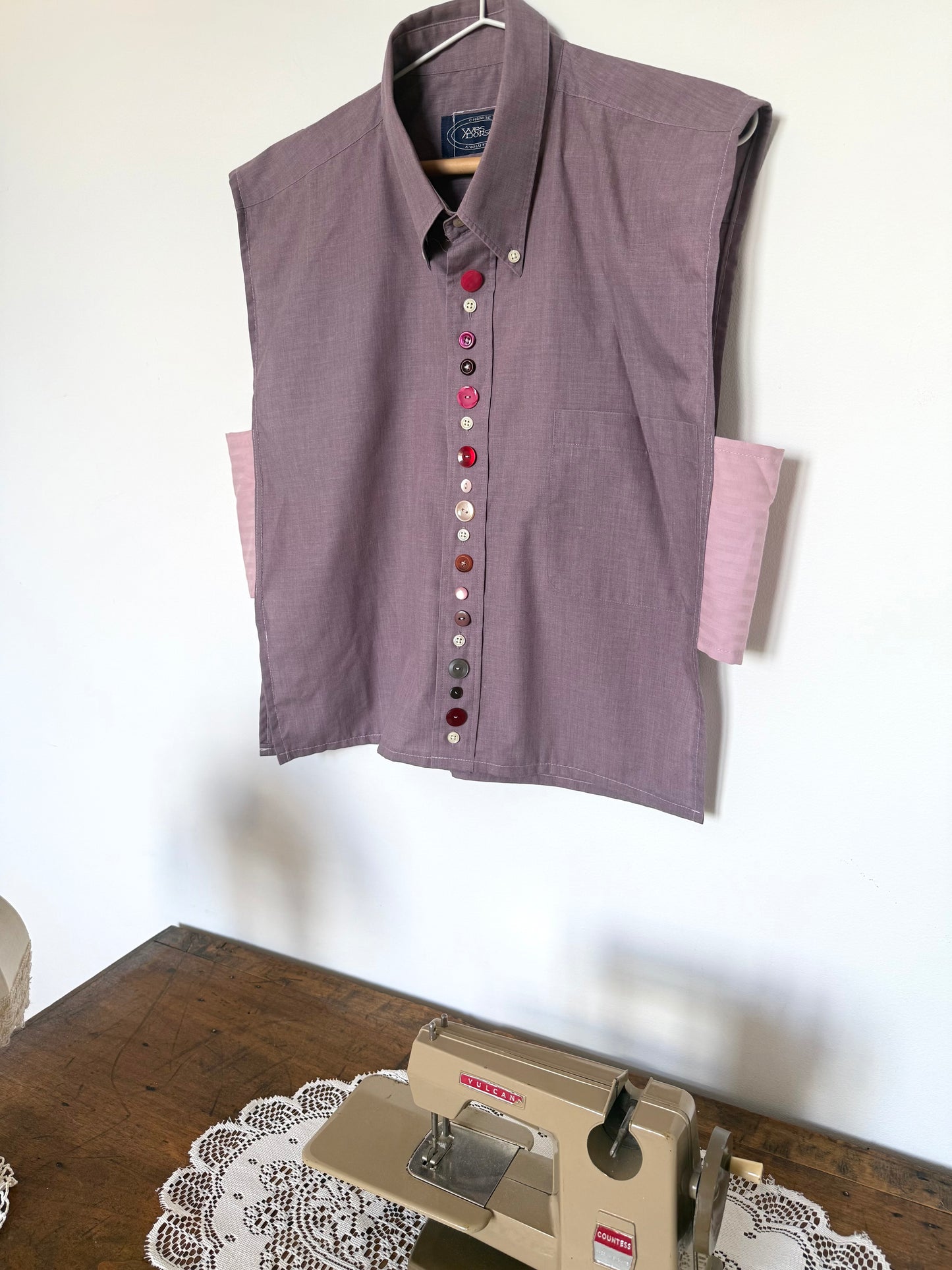 Top Désinvolte aubergine - taille L