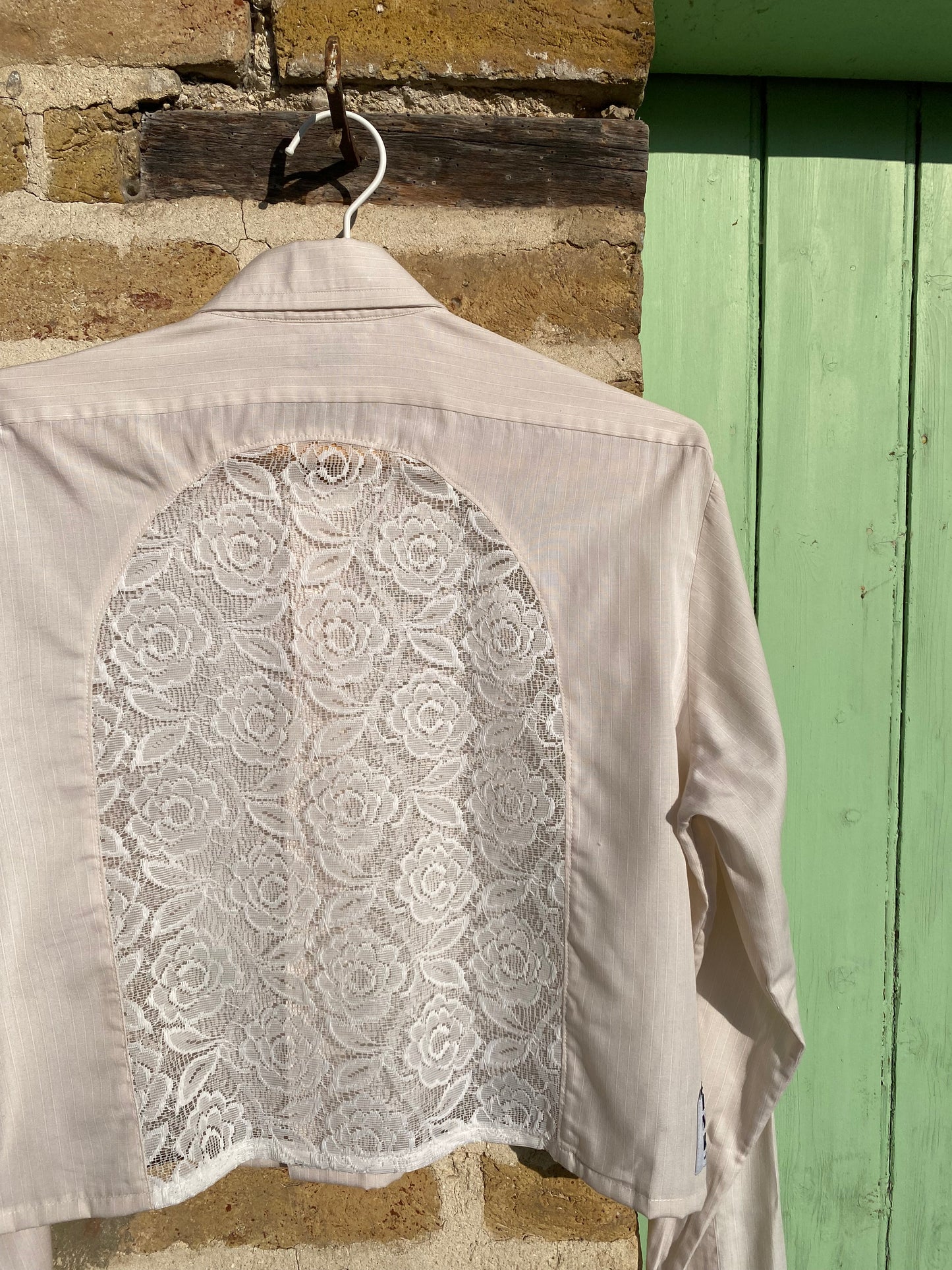 Chemise Frisson crème rayée