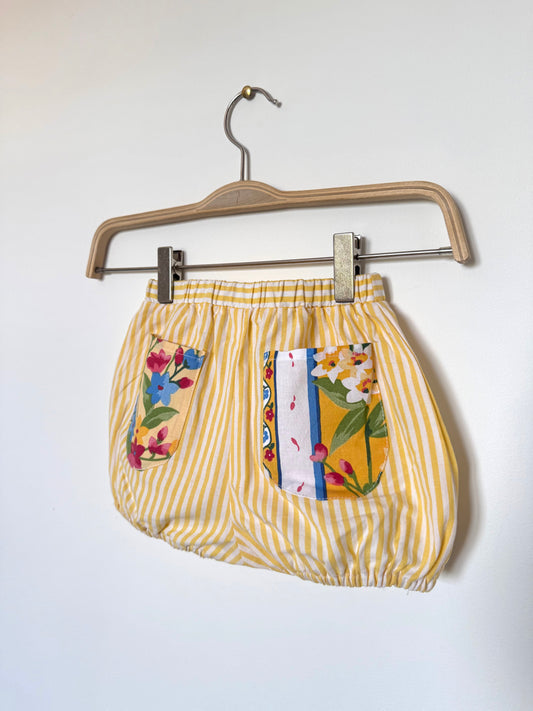 Short boule Fripon jaune - 2/4 ans