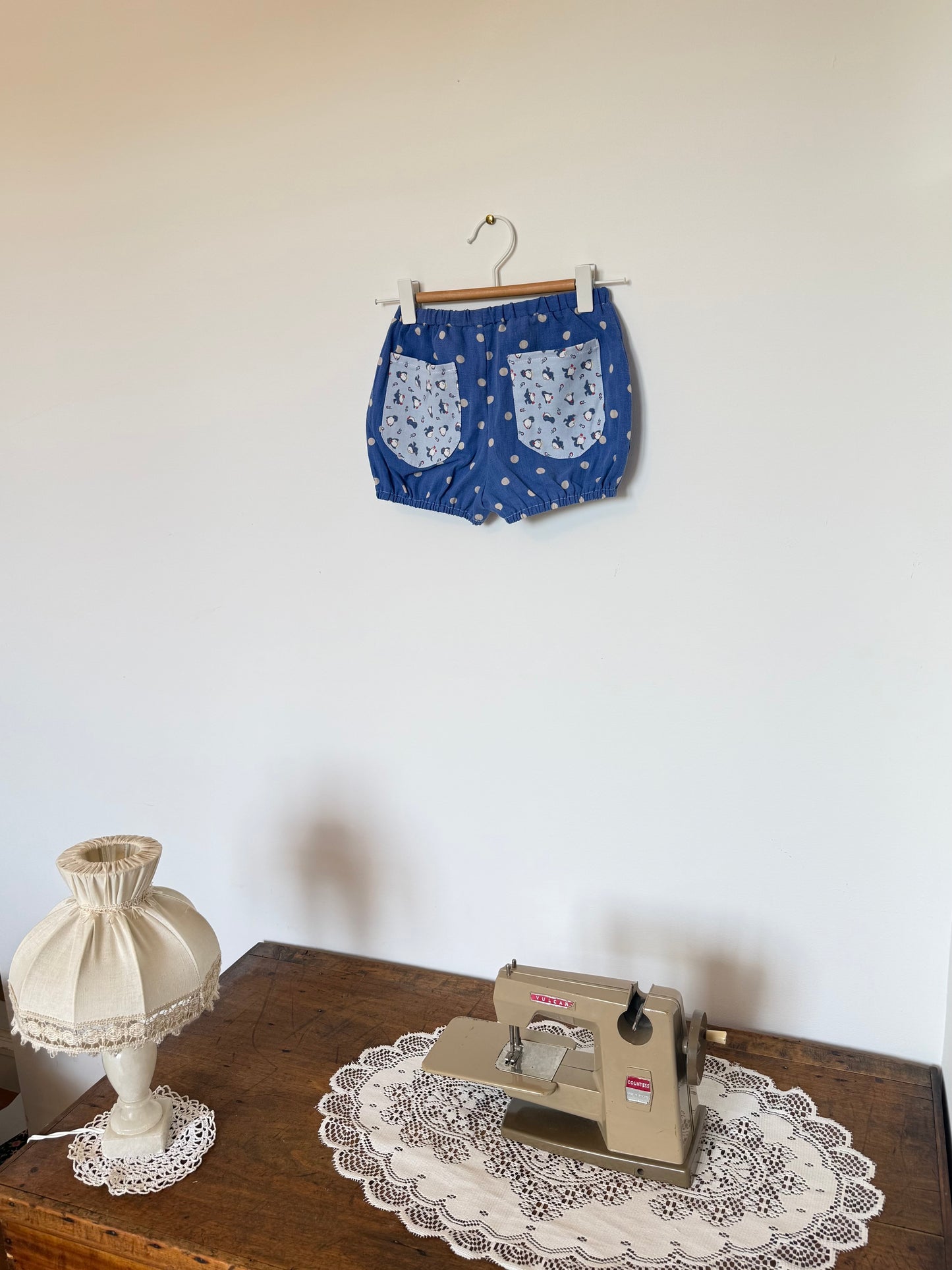 Short boule Fripon à pois - 2/4 ans