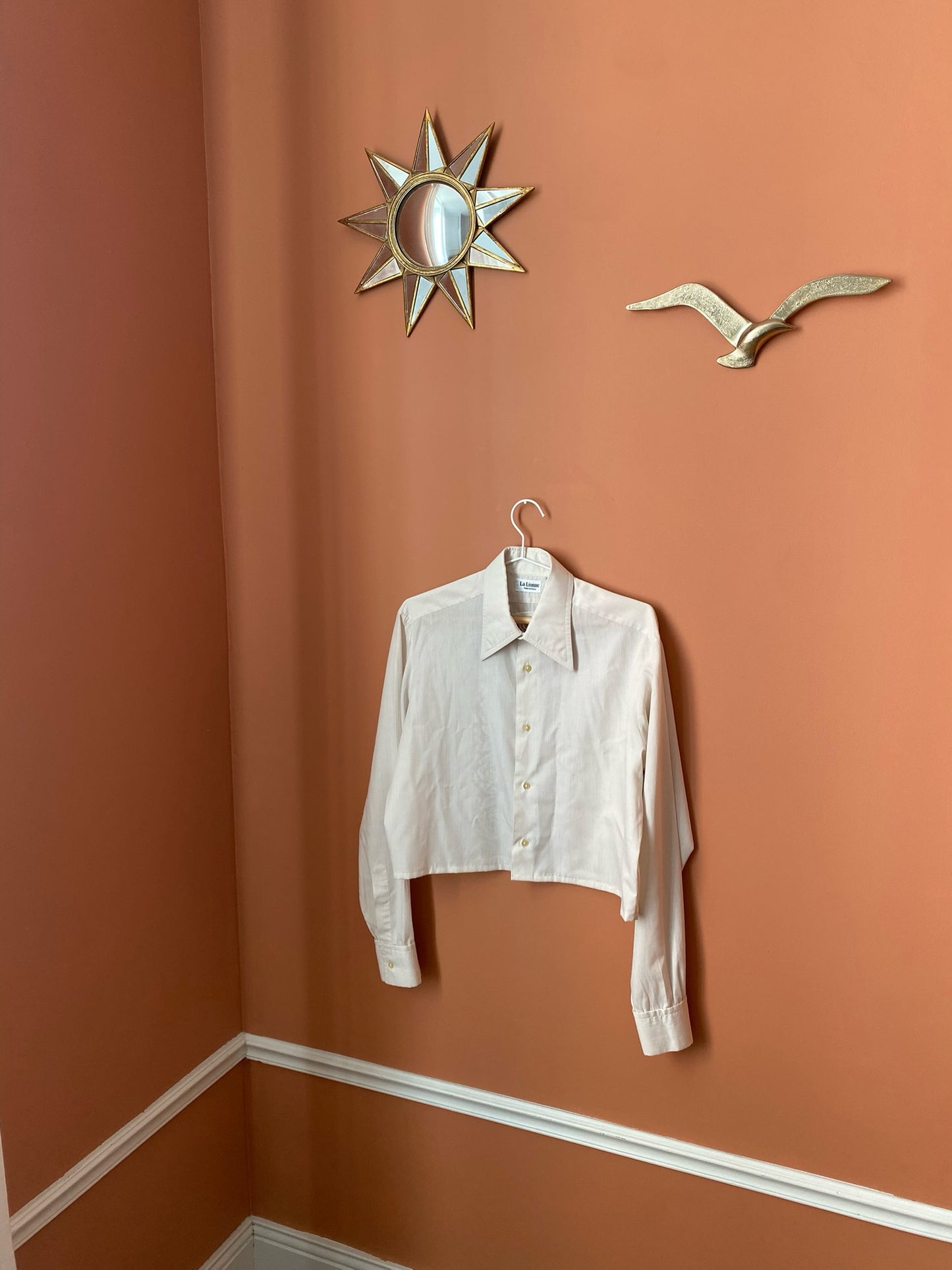 Chemise Frisson crème rayée