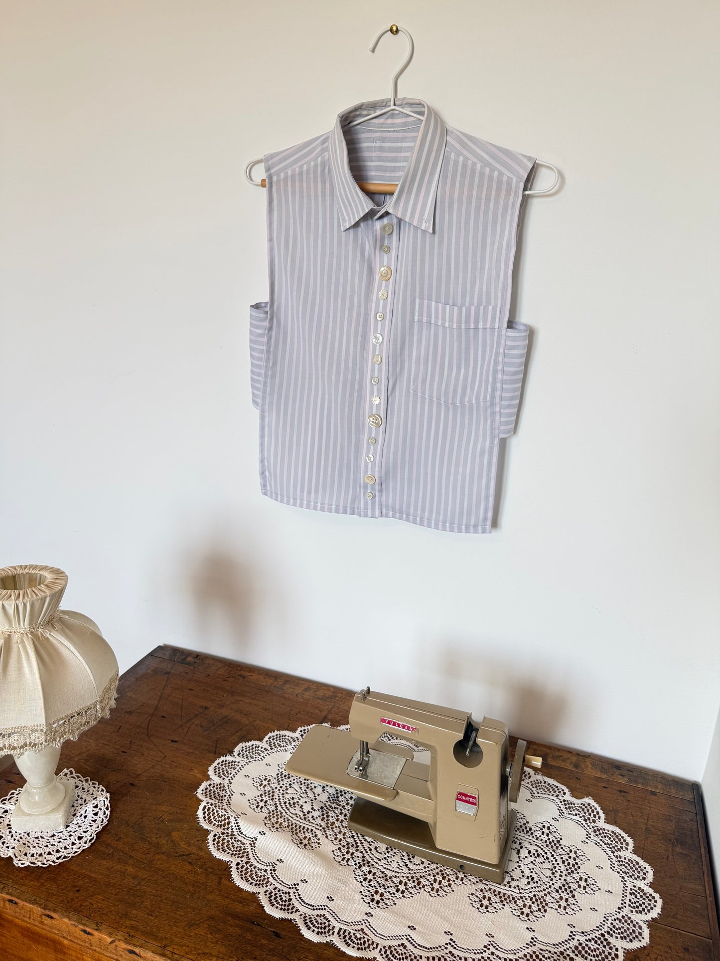 Top Désinvolte gris perle - taille XS